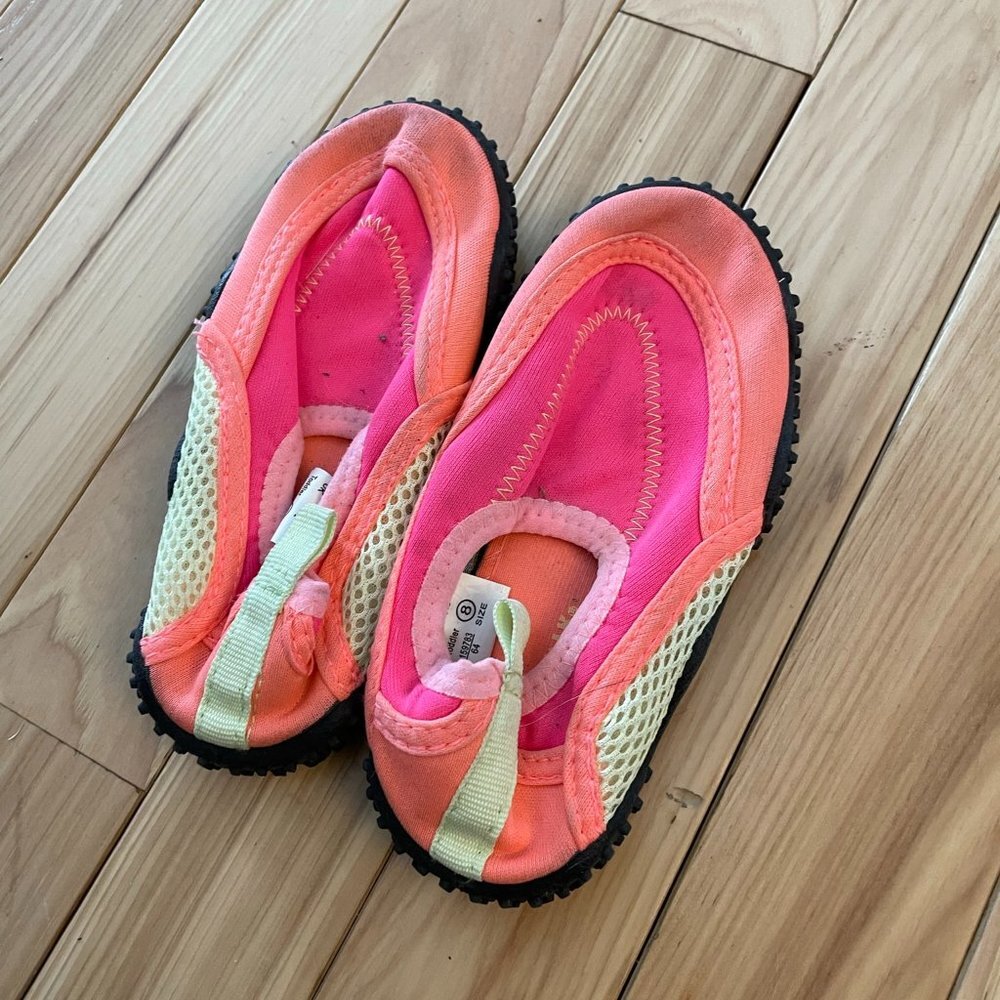 Children's Place Pink/ Orange Water Shoes